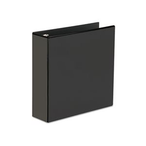 Showcase Economy View Binder w / Round Rings, 11 x 8 1 / 2, 3" Cap, Black