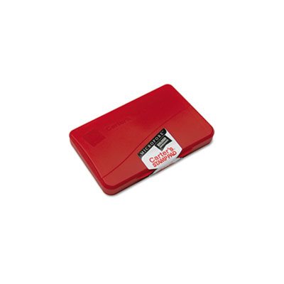 Stamp Pad, MICRO-PORE, 4.25" x 2.75", Red