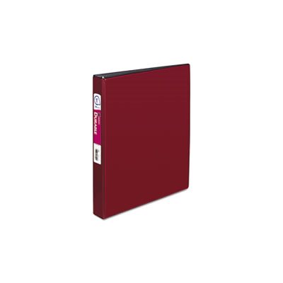 BINDER, Durable, w /  Slant Rings, 11" x 8.5", 1" CAPACITY, Burgundy