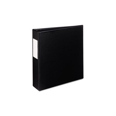 BINDER, Mini, Durable, w /  Round Rings, 5.5" x 8.5", 2" Capacity, Black