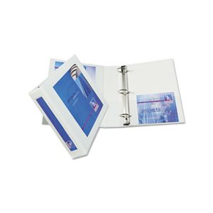 BINDER, Framed View, Heavy-Duty, w / Locking 1-Touch EZD Rings, 2" Capacity, White