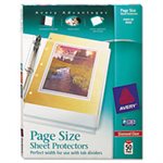 SHEET PROTECTORS, Top-Load, Poly, 3-Hole Punched, Letter, Diamond Clear, 50 / Box