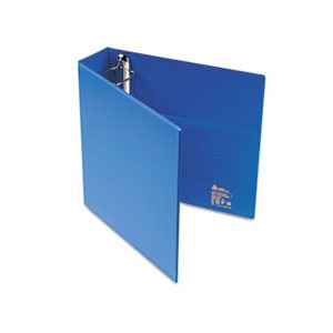 BINDER, Heavy-Duty, w /  One Touch EZD Rings, 11" x 8.5", 2" Capacity, Blue