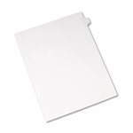 DIVIDERS, Allstate-Style, Legal Exhibit, Side Tab, Title: C, Letter, White, 25 / Pk
