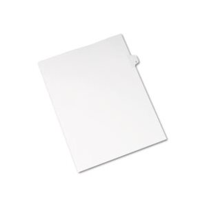 DIVIDERS, Allstate-Style, Legal Exhibit, Side Tab, Title: G, Letter, White, 25 / Pk