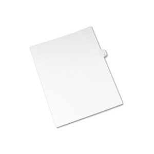 DIVIDERS, Allstate-Style, Legal Exhibit, Side Tab, Title: J, Letter, White, 25 / Pk