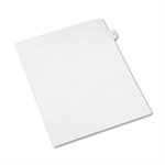 DIVIDERS, Allstate-Style, Legal Exhibit, Side Tab, Title: 5, Letter, White, 25 / Pk
