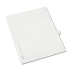 DIVIDERS, Allstate-Style, Legal Exhibit, Side Tab, Title: 10, Letter, White, 25 / Pk