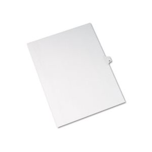 DIVIDERS, Allstate-Style, Legal Exhibit, Side Tab, Title: 13, Letter, White, 25 / Pk