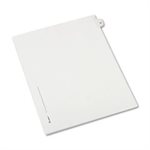 DIVIDERS, Allstate-Style, Legal Exhibit, Side Tab, Title: 24, Letter, White, 25 / Pk
