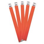 Wristbands, Crowd Management, Sequentially Numbered, 10" x .75", Red, 100 / Pk