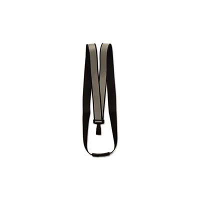 Lanyard, Recycled, Breakaway, J-Hook Style, 36" Long, Black, 10 / Box