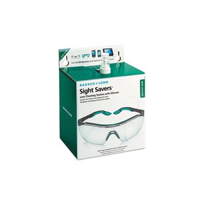 Lens Cleaning Station, Sight Savers, 6.5" x 4.75", Cleaning fluid and Tissues