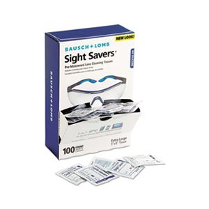 LENS CLEANING TISSUES, Sight Savers, Pre-moistened, 100 Tissues / Box