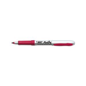 MARKER, PERMANENT, Marking, Ultra-Fine Tip, Rambunctious Red, Dozen