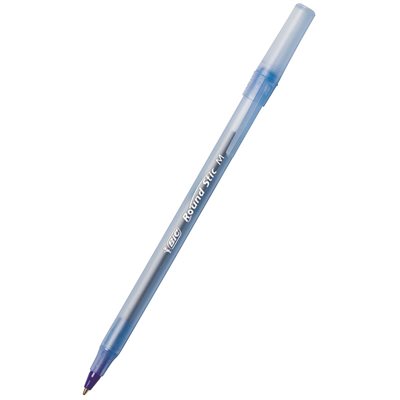 PEN, Round Stic, Xtra Precision & Xtra Life, Ballpoint, Blue Ink, 1mm, Dozen