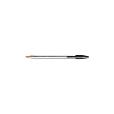 PEN, BALLPOINT, STICK, Cristal, Xtra Smooth, Black Ink, 1mm, Medium, Dozen