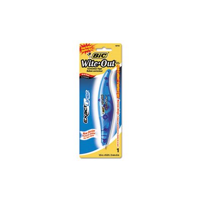 CORRECTION TAPE, Wite-Out, Exact Liner, Non-Refillable, Blue, .2" x 236"