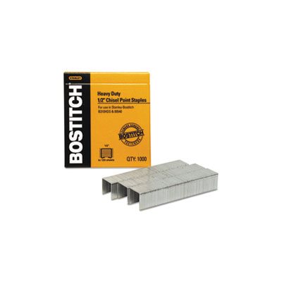 STAPLES, Heavy-Duty, Premium, .5" Leg Length, 1000 / Box