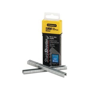 STAPLES, SharpShooter, Heavy-Duty, Tacker, .25" Leg Length, 1000 / Box