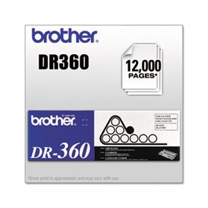 DRUM UNIT, DR360 BROTHER, 12000 Page-Yield