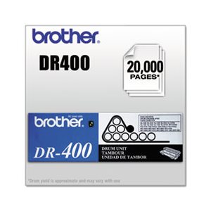 DRUM UNIT, DR400 BROTHER, 20000 Page-Yield, Black