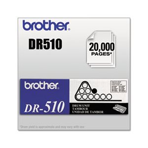 DRUM UNIT, DR510 BROTHER, 20000 Page-Yield, Black