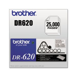 DRUM UNIT, DR620 BROTHER, 25000 Page-Yield, Black