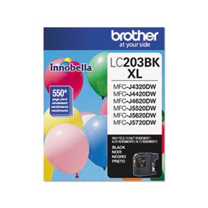 INK, INNOBELLA, LC203BK BROTHER, High-Yield, Black