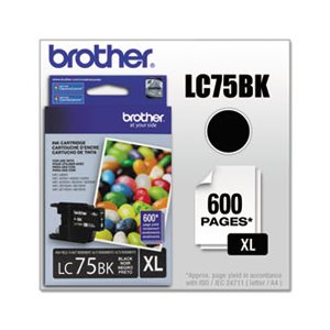 INK, INNOBELLA, LC75BK BROTHER, High-Yield, Black