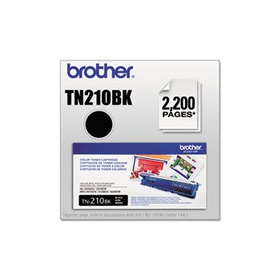 TONER, TN210BK BROTHER, 2200 Page-Yield, Black