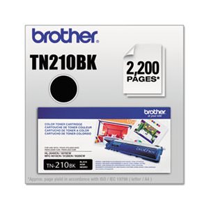 TONER, TN210BK BROTHER, 2200 Page-Yield, Black