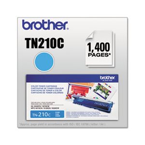 TONER, TN210C BROTHER,1400 Page-Yield, Cyan