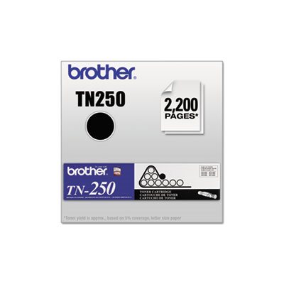 TONER, TN250 BROTHER, 2200 Page-Yield, Black