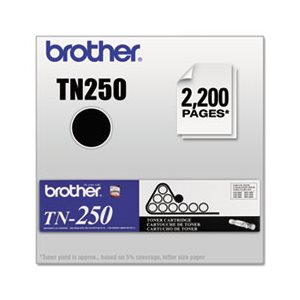 TONER, TN250 BROTHER, 2200 Page-Yield, Black