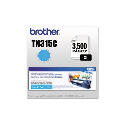 TONER, TN315C BROTHER, High-Yield Toner, Cyan