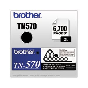 TONER, TN570 BROTHER, High-Yield Toner, Black