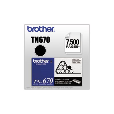 TONER, TN670 BROTHER, High-Yield Toner, Black