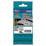 TAPE CARTRIDGE, TZe Flexible, for P-Touch Labelers, .75" x 26.2', Black on White