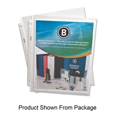 SHEET PROTECTORS, 8.5" X 11", HEAVY, TOP LOAD, CLEAR, 50 / BX