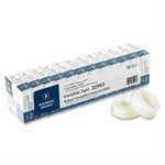 TAPE, BUSINESS SOURCE INVISIBLE 12 ROLLS PER PACK 751001