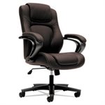 CHAIR, Executive, VL402 Series, High-Back, Brown, Vinyl