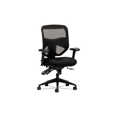 CHAIR, TASK, VL532 Series, High-Back, Mesh Back, Padded Mesh Seat, Black