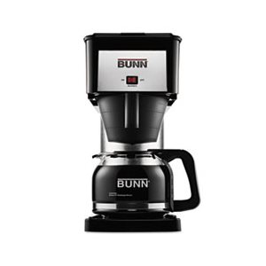 BREWER, COFFEE, 10-Cup, BUNN Velocity BX, Black, Stainless Steel