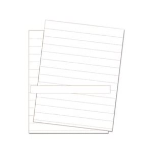 Data Card Replacement, 8.5" x 11" Sheets, White, 10 / PK