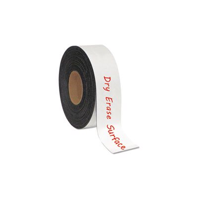 TAPE, Magnetic, Roll, DRY ERASE,  White, 2" x 50'