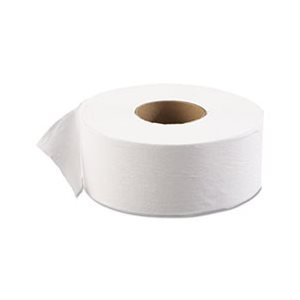 TISSUE, BATH, JRT Jr., Jumbo, 1-Ply, 3.5" x 2000', 9" dia, White, 12 / Carton