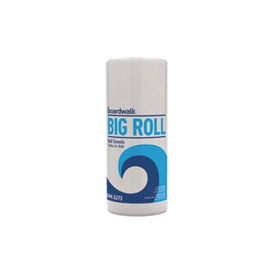 TOWEL, PAPER, Perforated, Roll, 2-Ply, White, 11" x 8.5", 250 / Roll, 12 Rolls / Carton