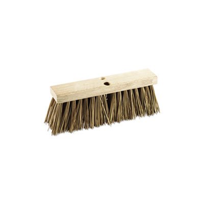 BROOM HEAD, STREET, 16" Wide, Palmyra Bristles