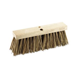 BROOM HEAD, STREET, 16" Wide, Palmyra Bristles